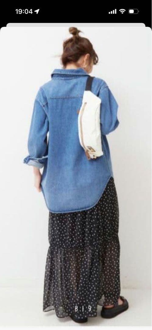 【美品】Spick & Spanデニムシャツ