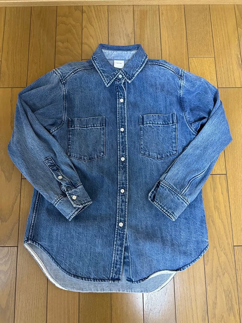 【美品】Spick & Spanデニムシャツ