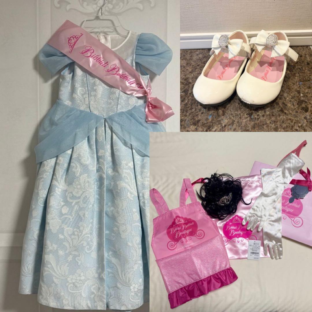 [minna]ビビディ公式 シンデレラドレス小物靴フルセット