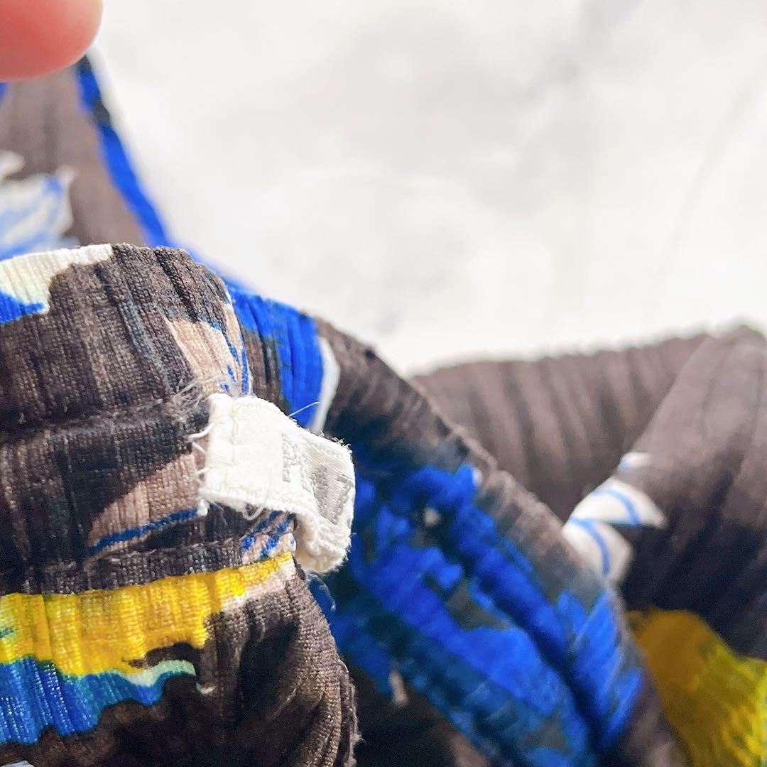 美品✨プリーツプリーズ 花柄 フラワー パンツ ズボン スラックス