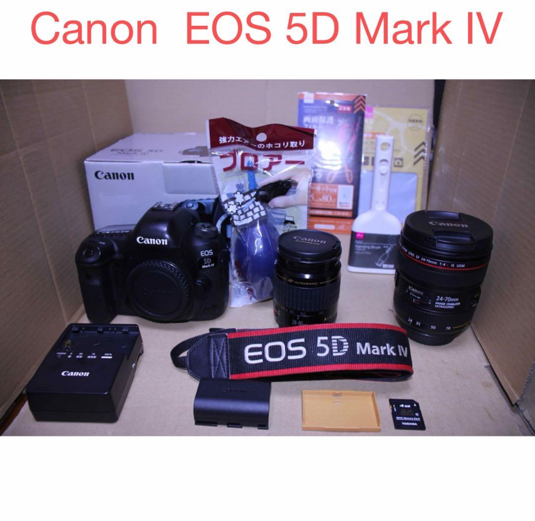 一眼レフカメラ/Canon EOS 5D Mark IVダブルレンズセット