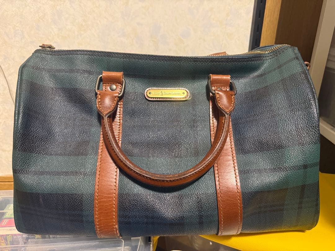 Ralph Lauren ブラックウォッチ ボストンバッグ ヴィンテージ