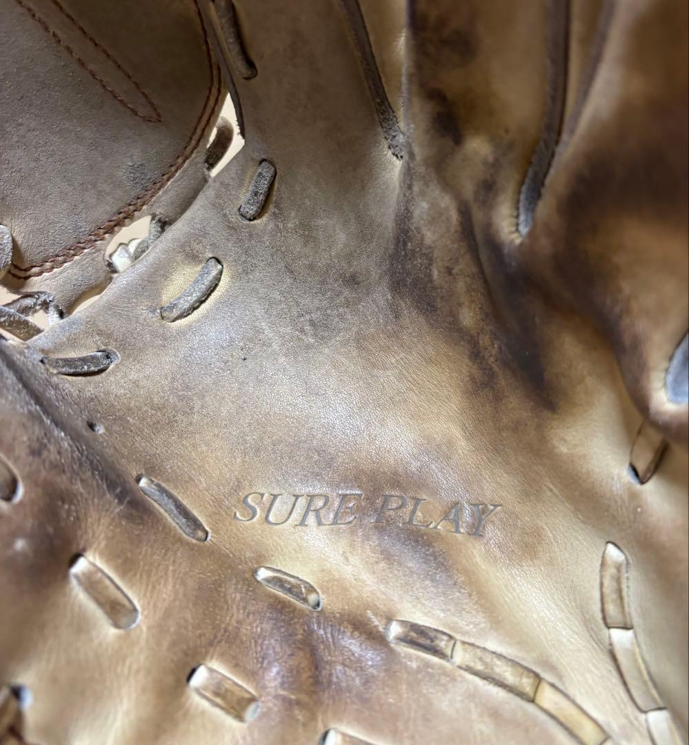 中古品！ＳＰシュアプレー　硬式グローブ投手用