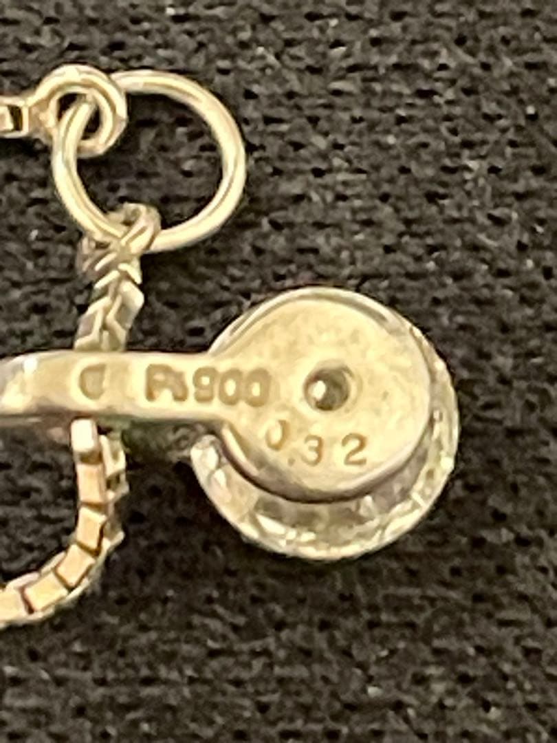 ダイヤモンド0.32ct pt900/850 チェーンネックレス