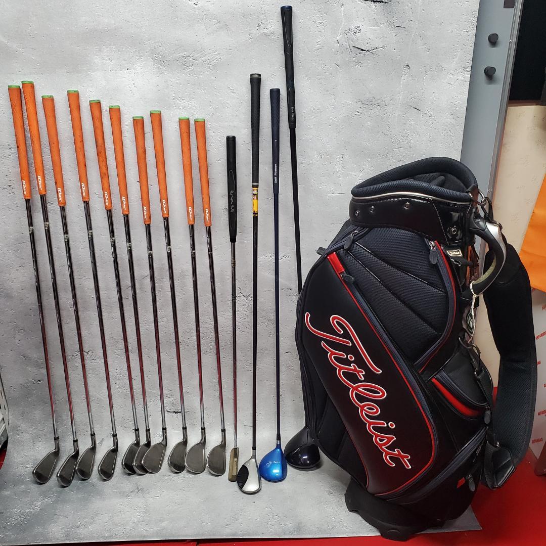 【ゴルフセット】XXIO ゼクシオ アイアンセット タイトリストキャディバッグ
