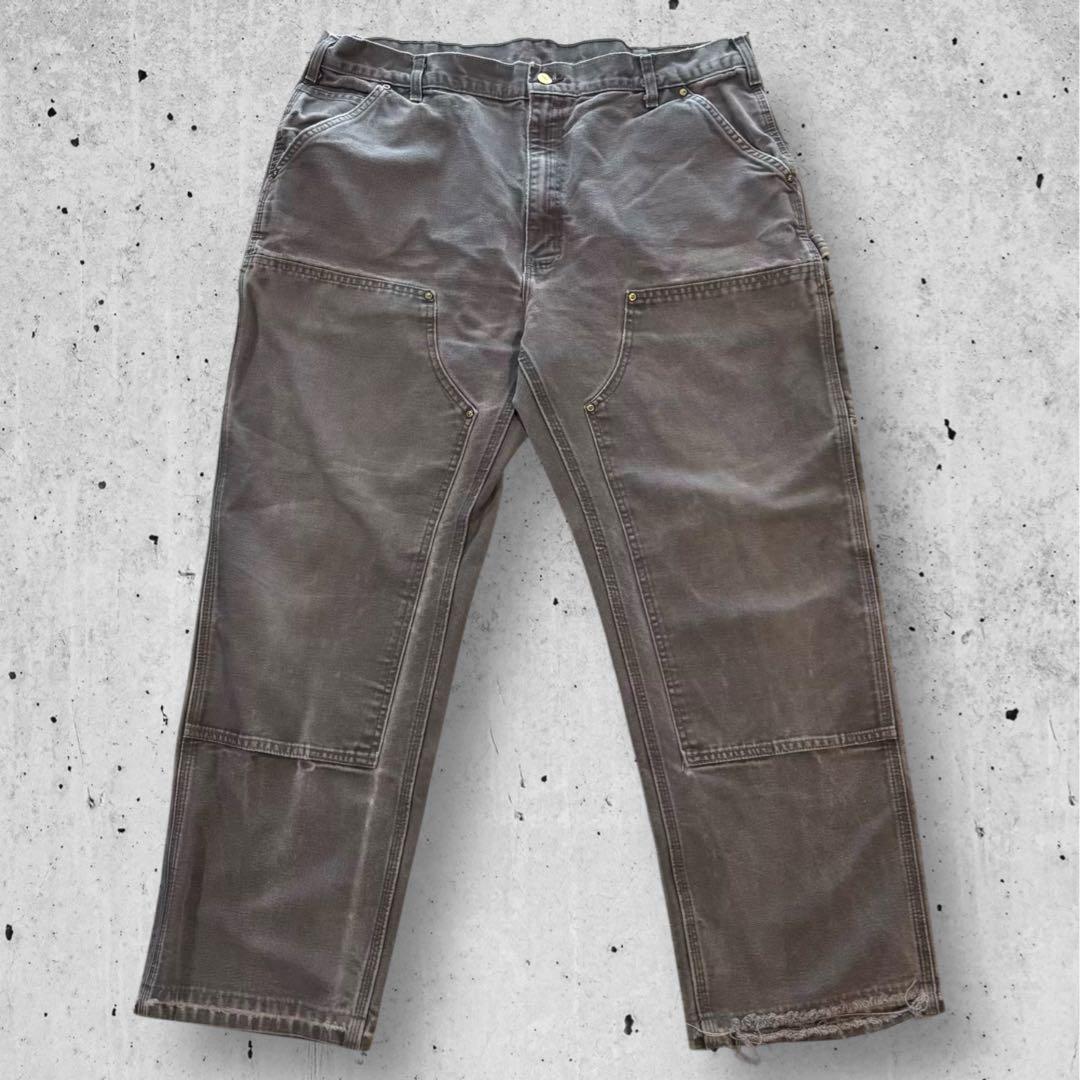 Carharttダブルニーアメリカ生地 B01極上フェード完成シルエット#538