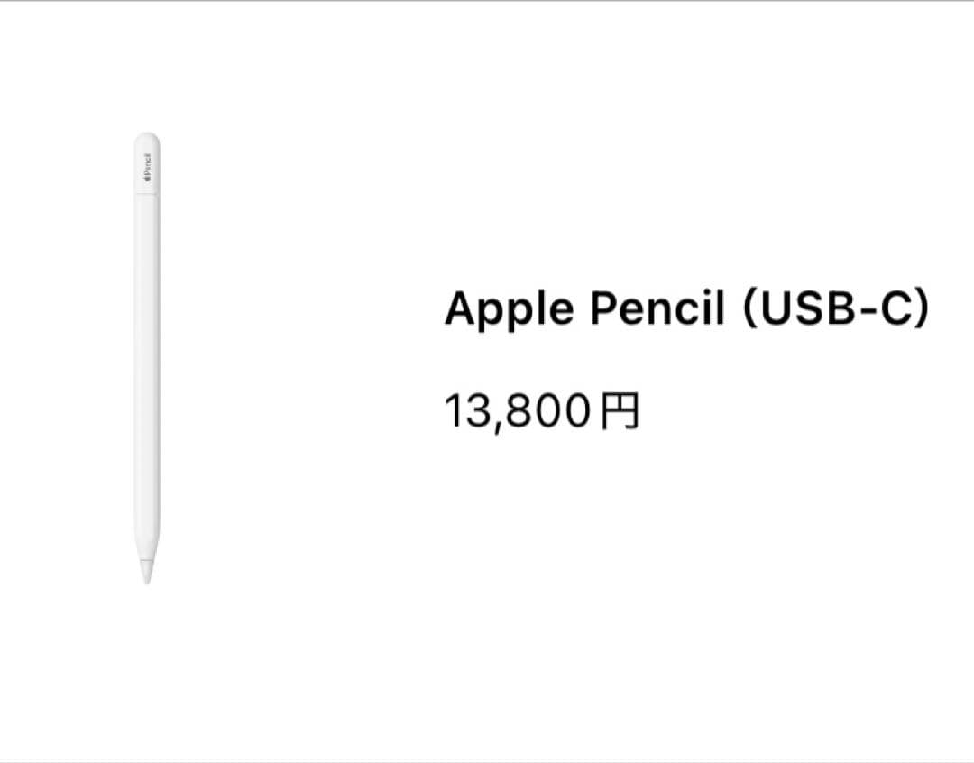 iPadアクセサリー rio Apple Pencil (USB-C)
