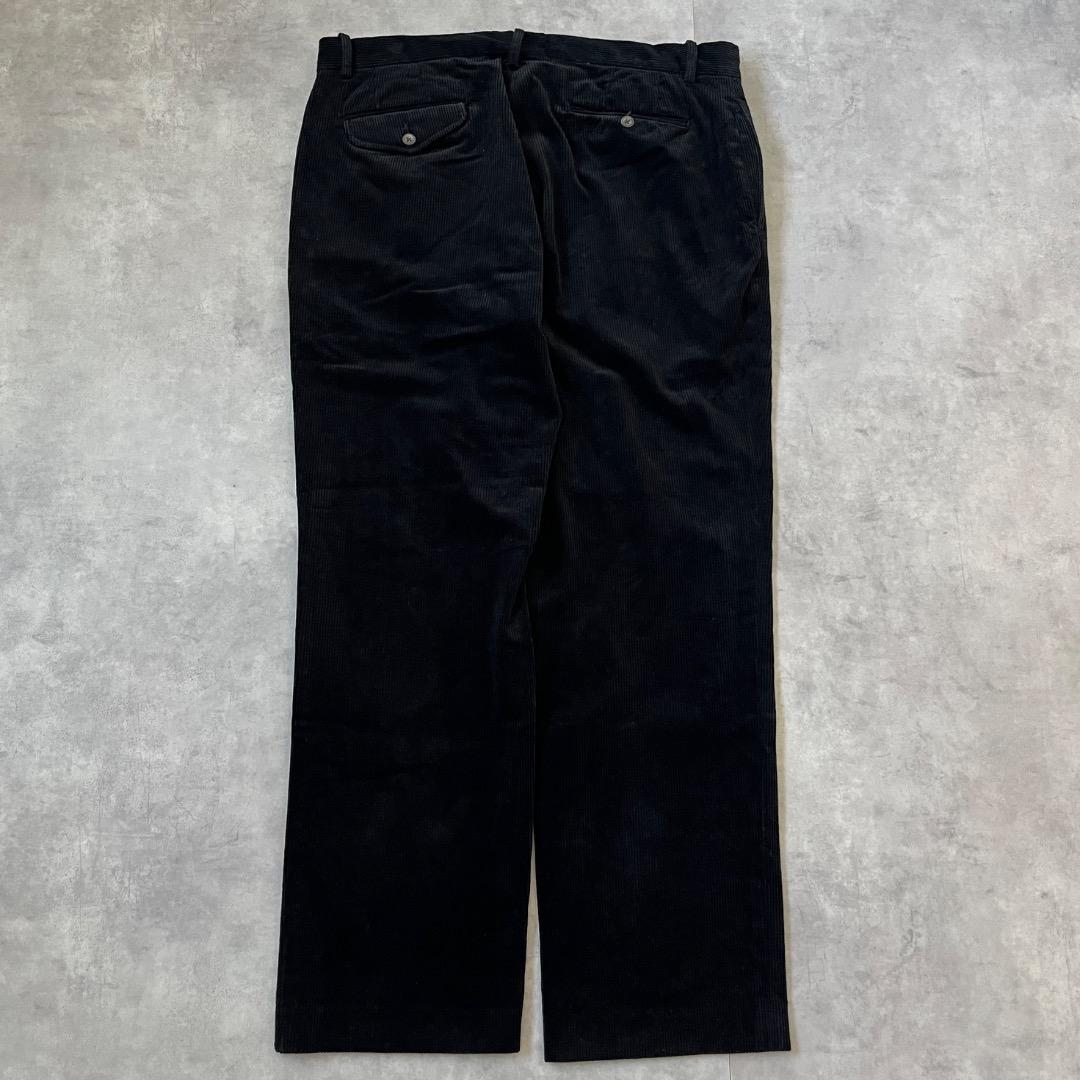ポロバイ ラルフローレン W38 ポロチノ コーデュロイ 古着 黒 17812