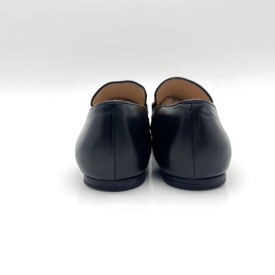 【美品】ファビオルスコーニ ビットローファー ブラック ゴールド ビッグチェーン