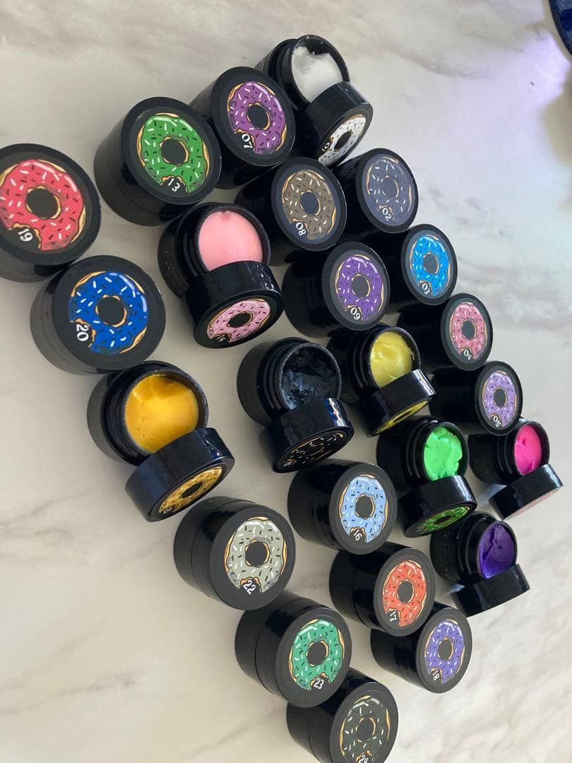 ネイル工房 4D 超立体クレイジェル 24個セット8g