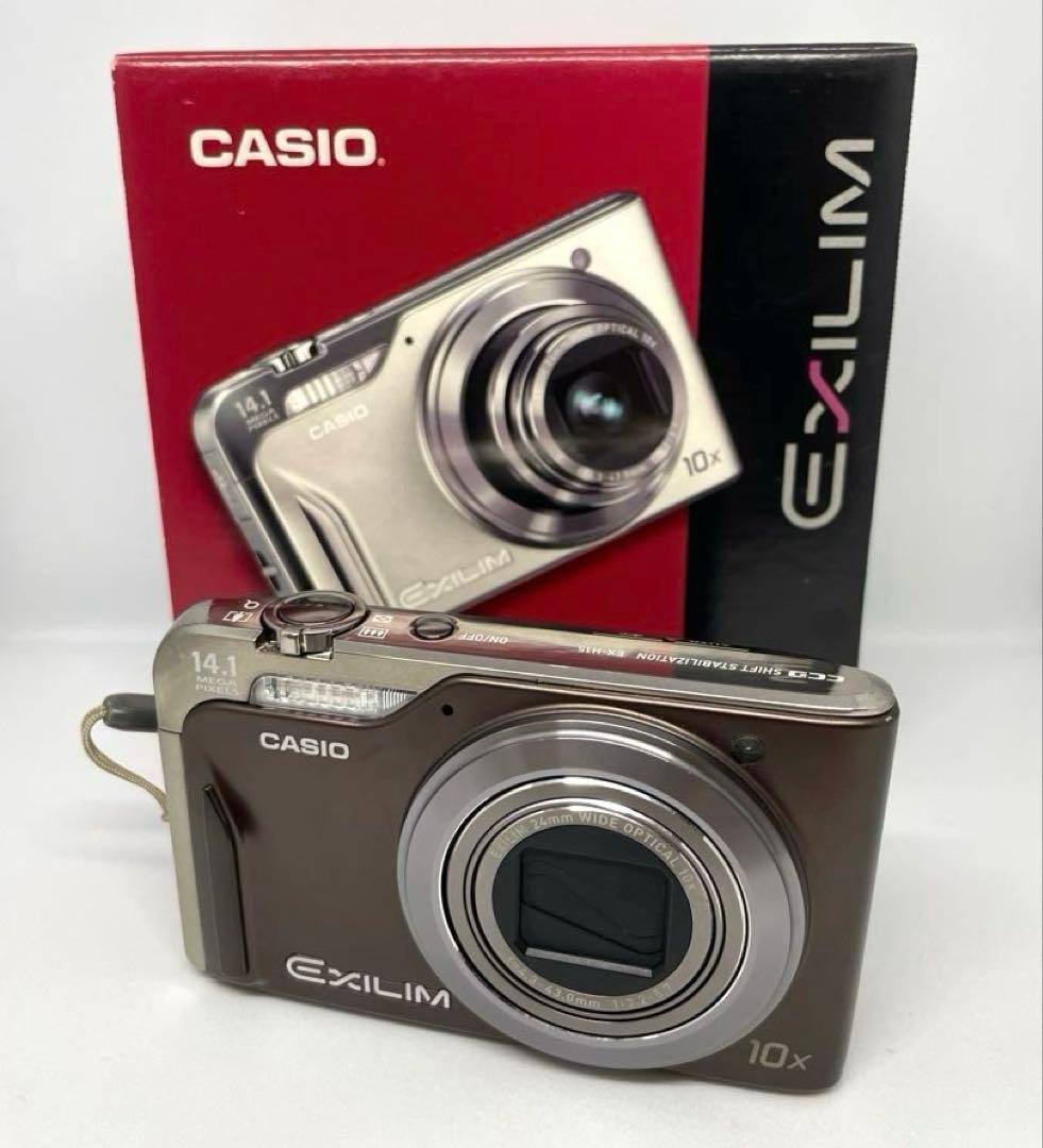 【美品】カシオ CASIO EXILIM EX-H15 ブラウン