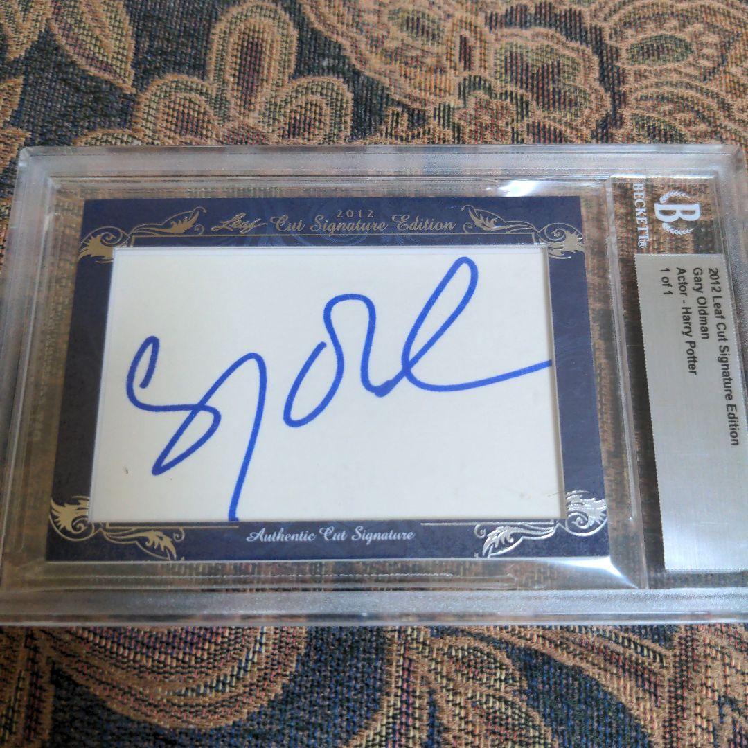 ゲイリーオールドマン 直筆 サインカード　シリウスブラック　ハリーポッター　限定