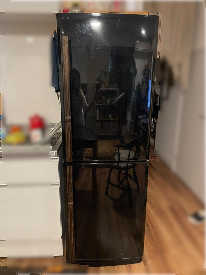 アマダナ amadana 冷蔵庫 ZR-241-BK デザイン家電