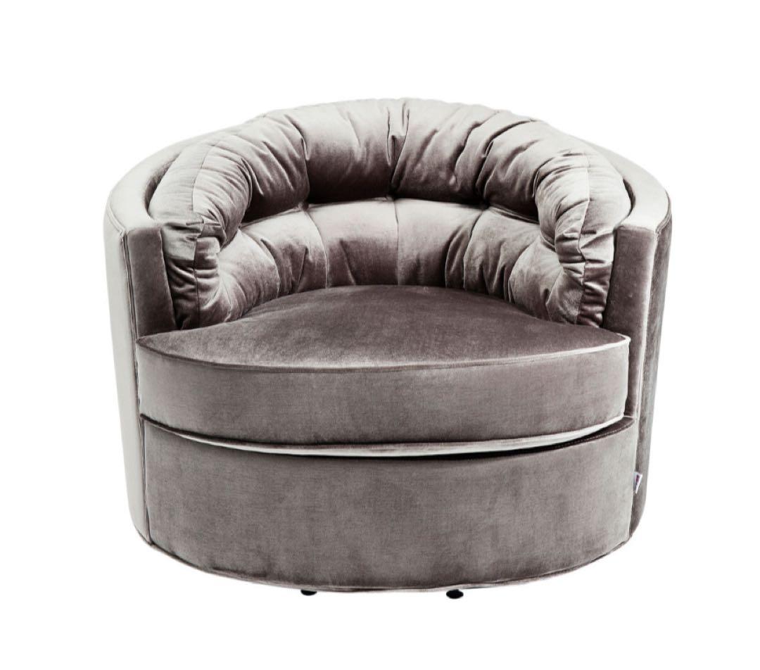 【KARE】ミュージックホール グレー アームチェア (12/21日まで)