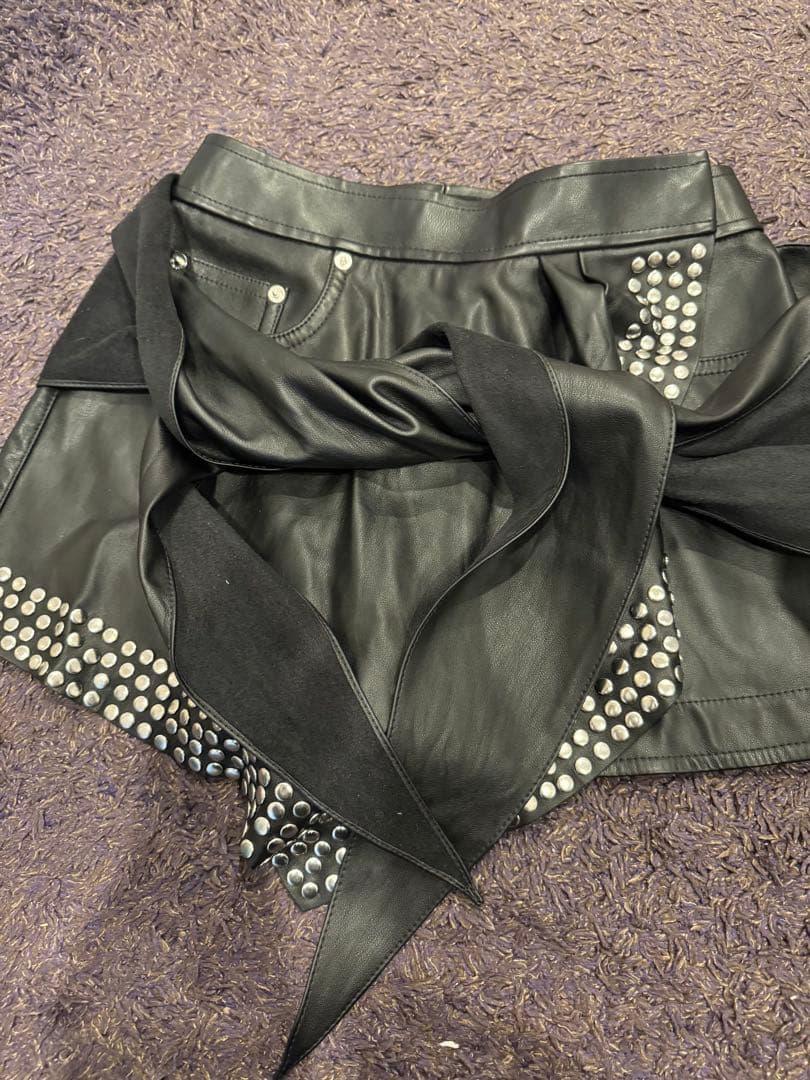 alexanderwang スタッズ付きレザーショートパンツ サイズ0