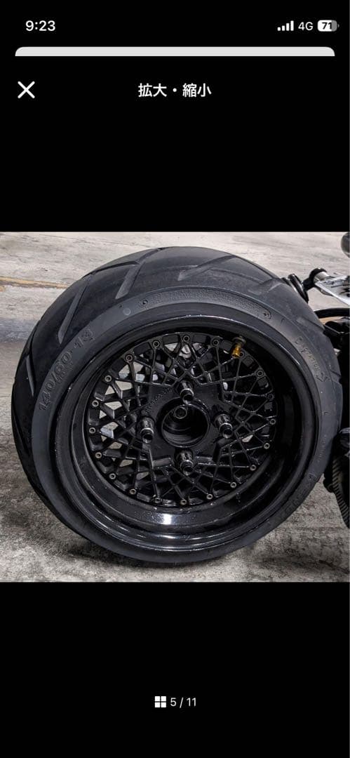 ズーマー　zommer ホイール　6.5j