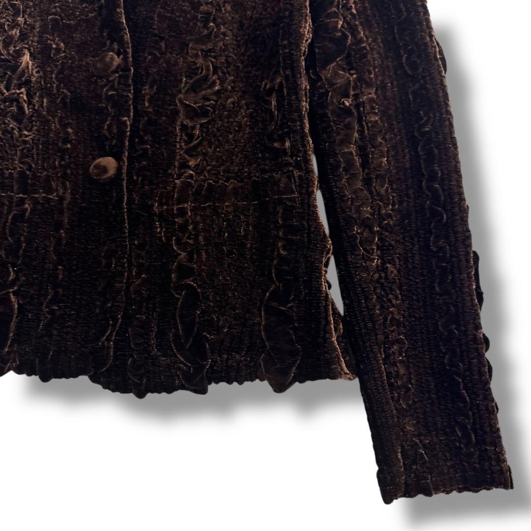 ユキトリイ インターナショナル 軽量ストレッチジャケット Gプリーツ 皺プリーツ