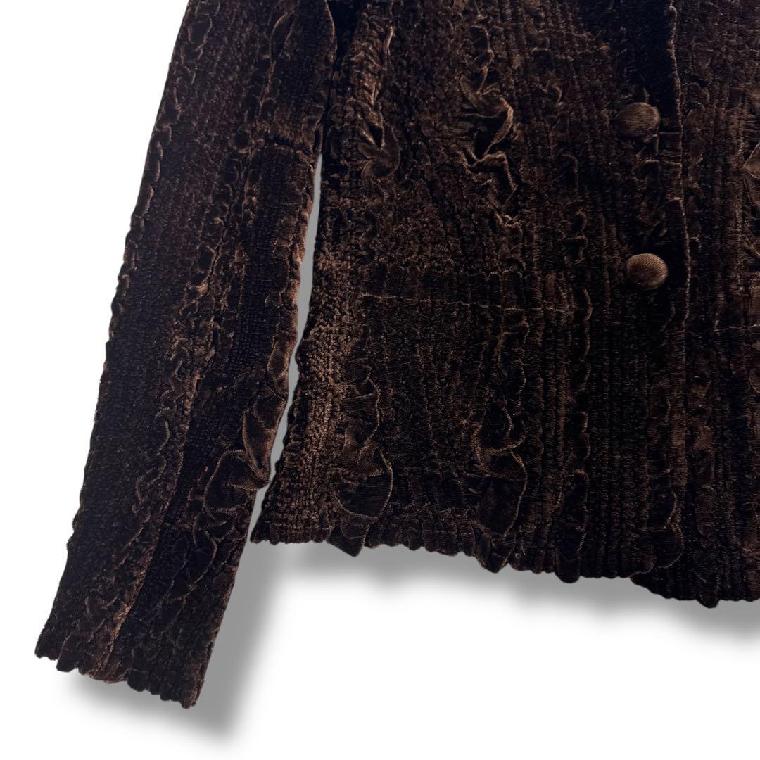 ユキトリイ インターナショナル 軽量ストレッチジャケット Gプリーツ 皺プリーツ