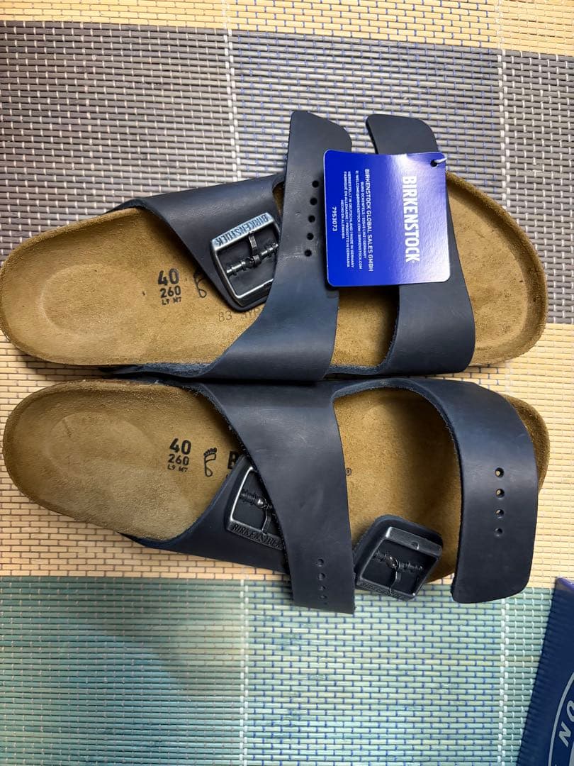 自宅で靴下試着のみ！ビルケンシュトック　アリゾナ40 26.0cm レギュラー幅