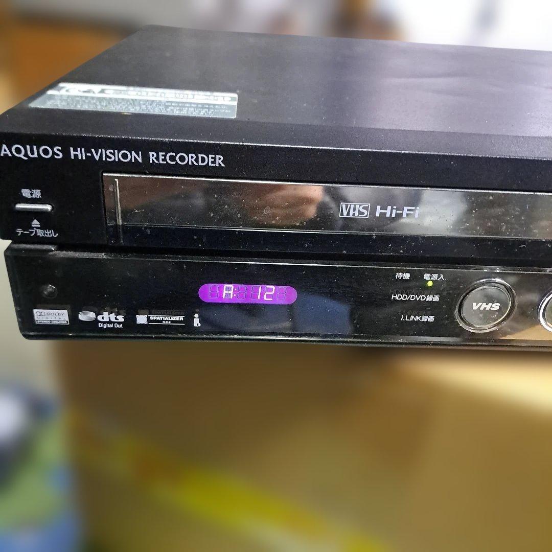 SHARP HDD-DVD-ビデオ体型レコーダー DV-ACV52　A