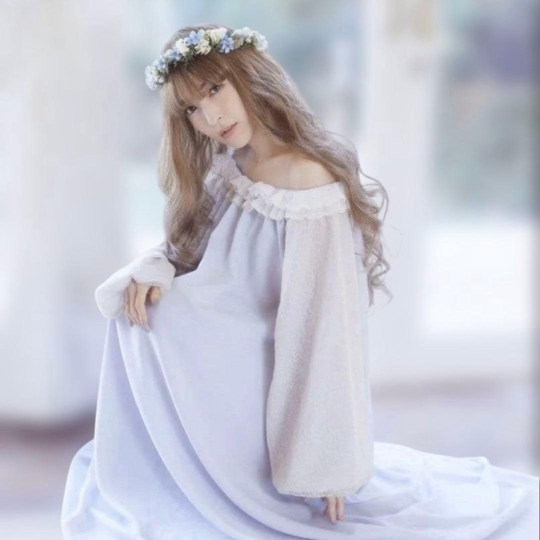 希少　神田沙也加着用　メゾンドフルールプチローブカノンワンピース　Mサイズ