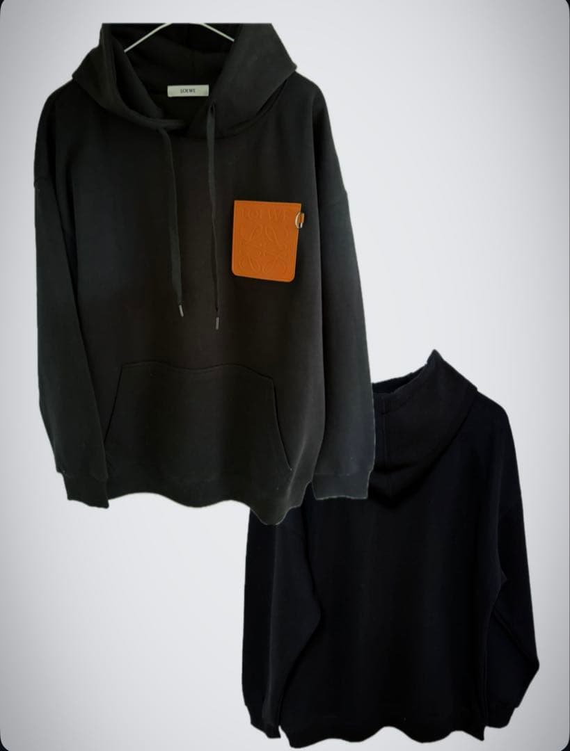 LOEWE アナグラム ブラックパーカー