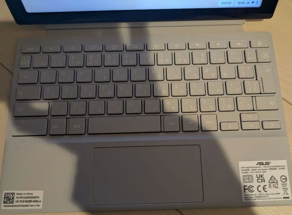 Chromebook本体 ASUS Chromebook CM30 Detachable (CM3001)