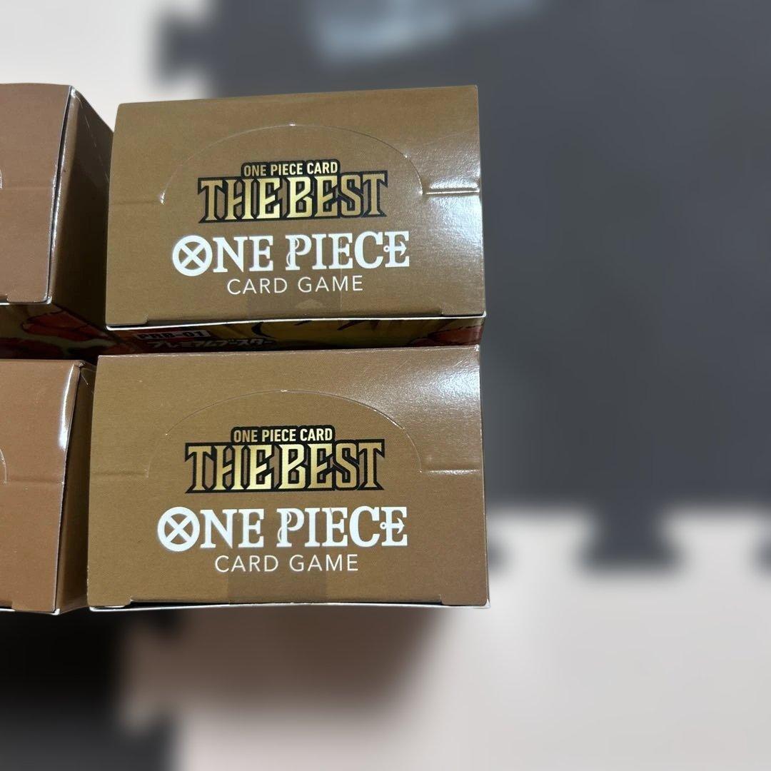 未開封•テープ付き ONE PIECEカードゲーム THE BEST 4BOX