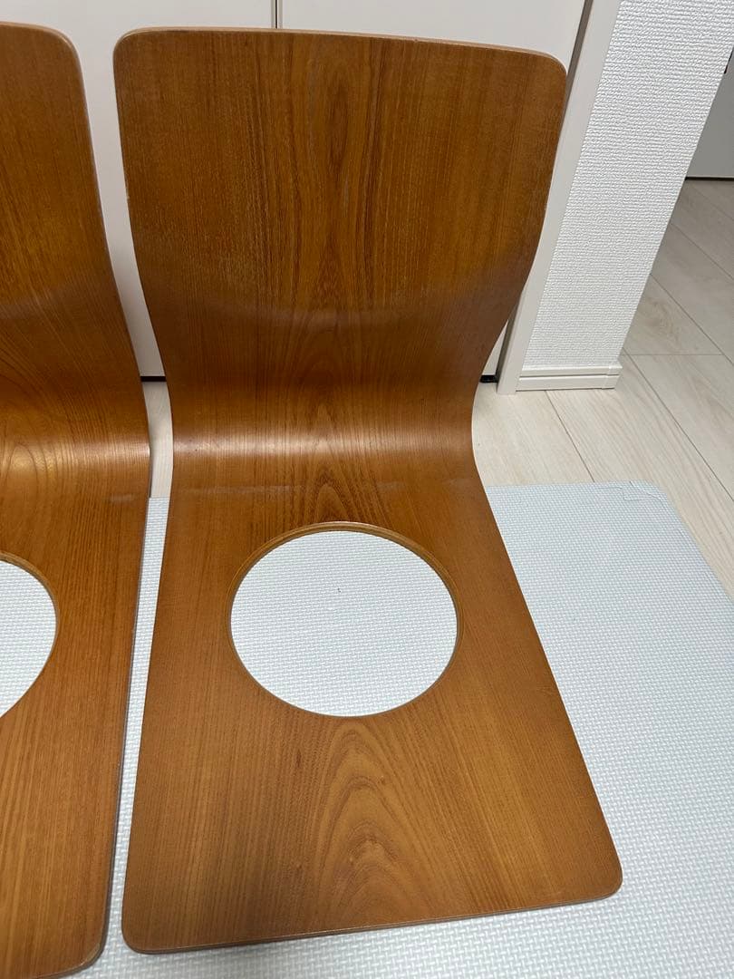 【高級家具】天童木工 座椅子 2脚セット