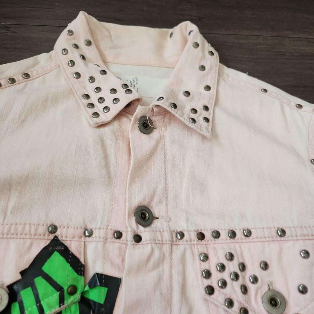 希少　ノゾミイシグロ　ポップアート　スタッズ付き　Gジャン　ジャケット　Sサイズ