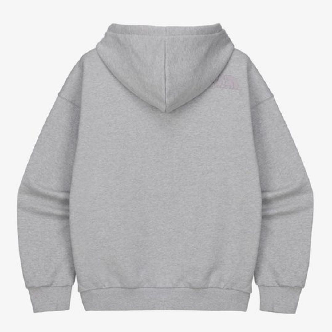 【新品・正規品】韓国限定 ノースフェイス グレー パーカー Lサイズ