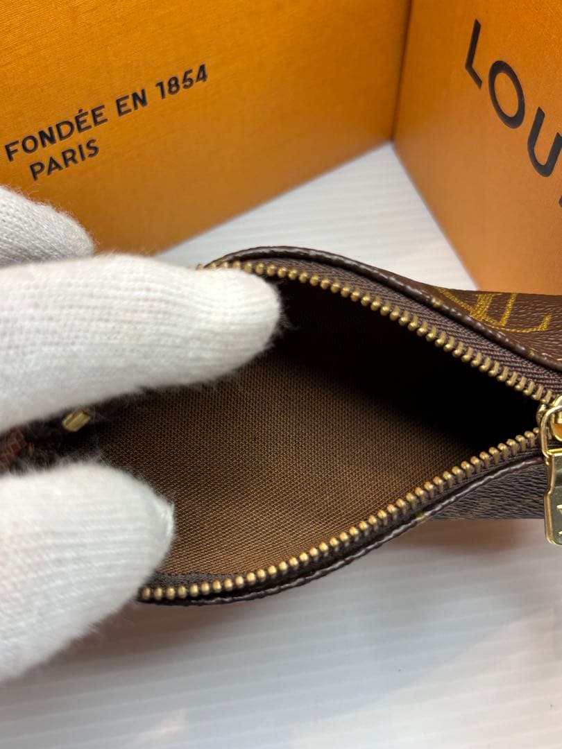 【極美品】ルイヴィトン モノグラム ポーチ ペンケース ゴルフボールケース
