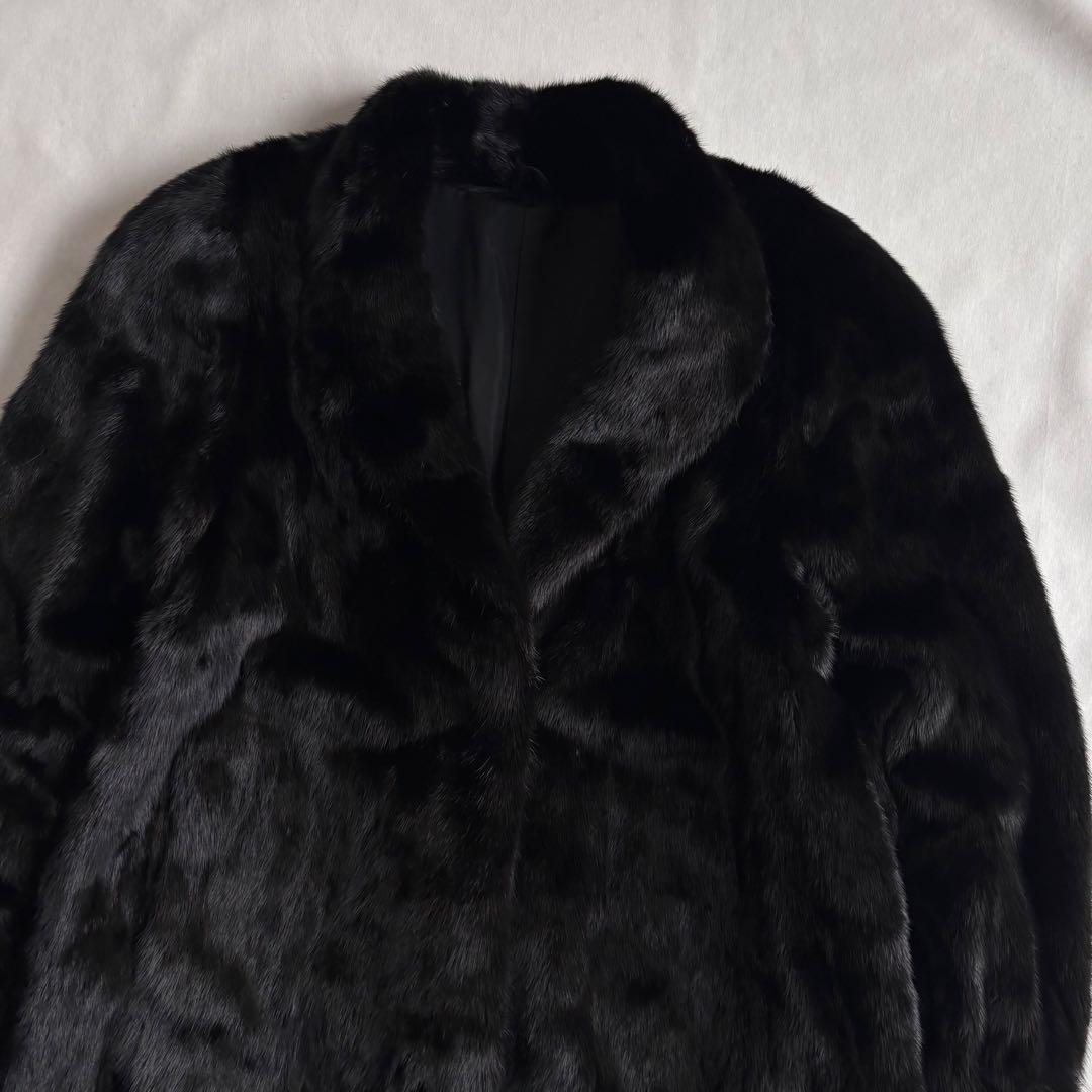 SAGA MINK  最高級ミンク ミドル丈 ファーコート 金サガ