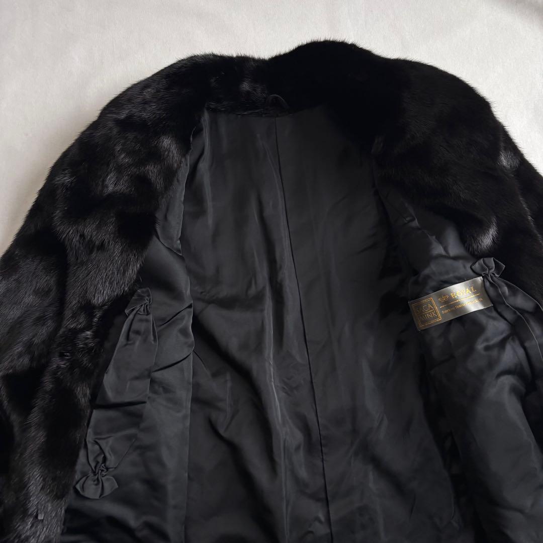 SAGA MINK  最高級ミンク ミドル丈 ファーコート 金サガ