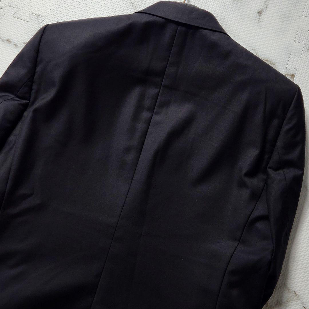 入手困難✨XXL相当 ジョルジオアルマーニ 最高級 カシミヤ素材 スーツ 黒
