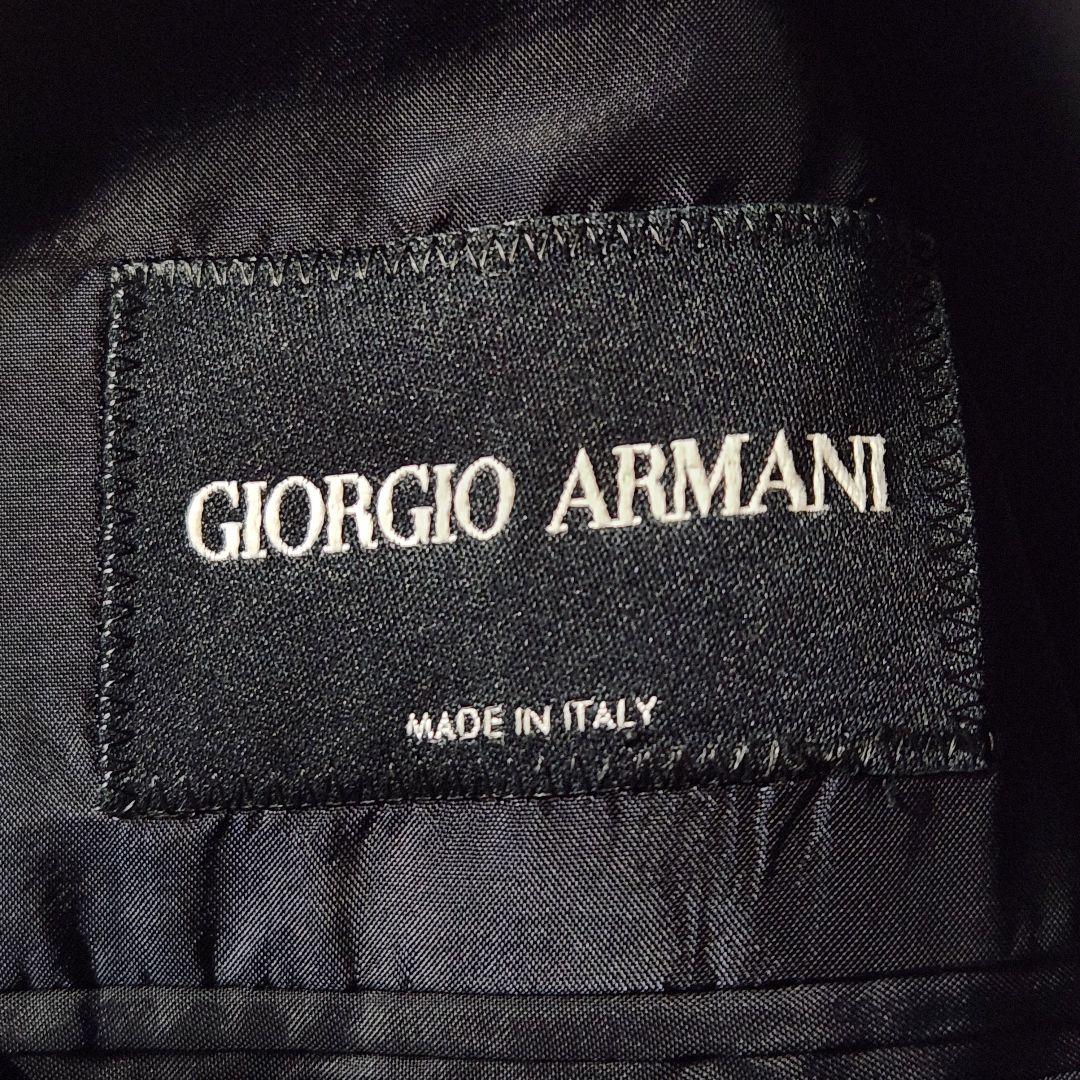 入手困難✨XXL相当 ジョルジオアルマーニ 最高級 カシミヤ素材 スーツ 黒
