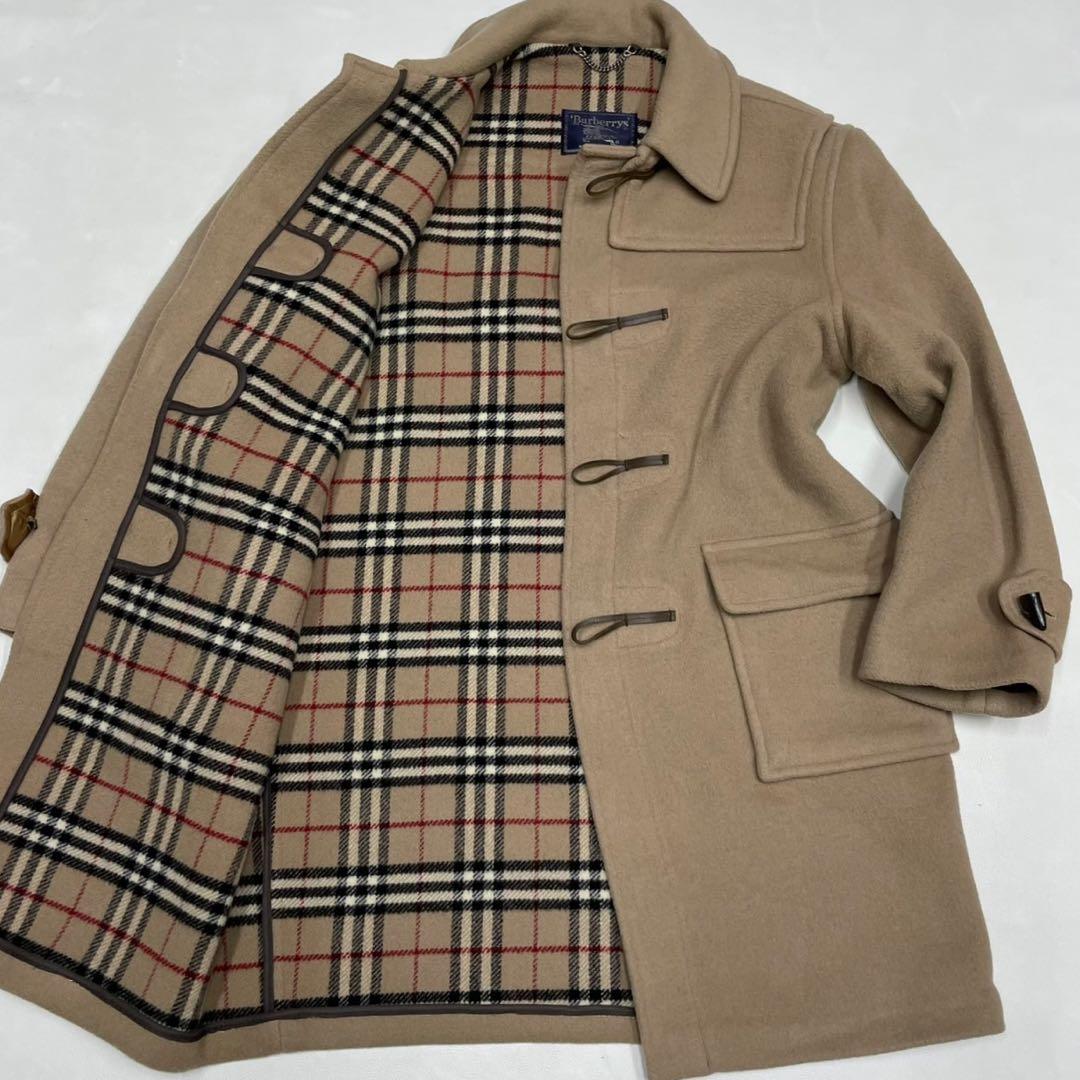 美品 BURBERRY バーバリー ノバチェック ダッフルコート