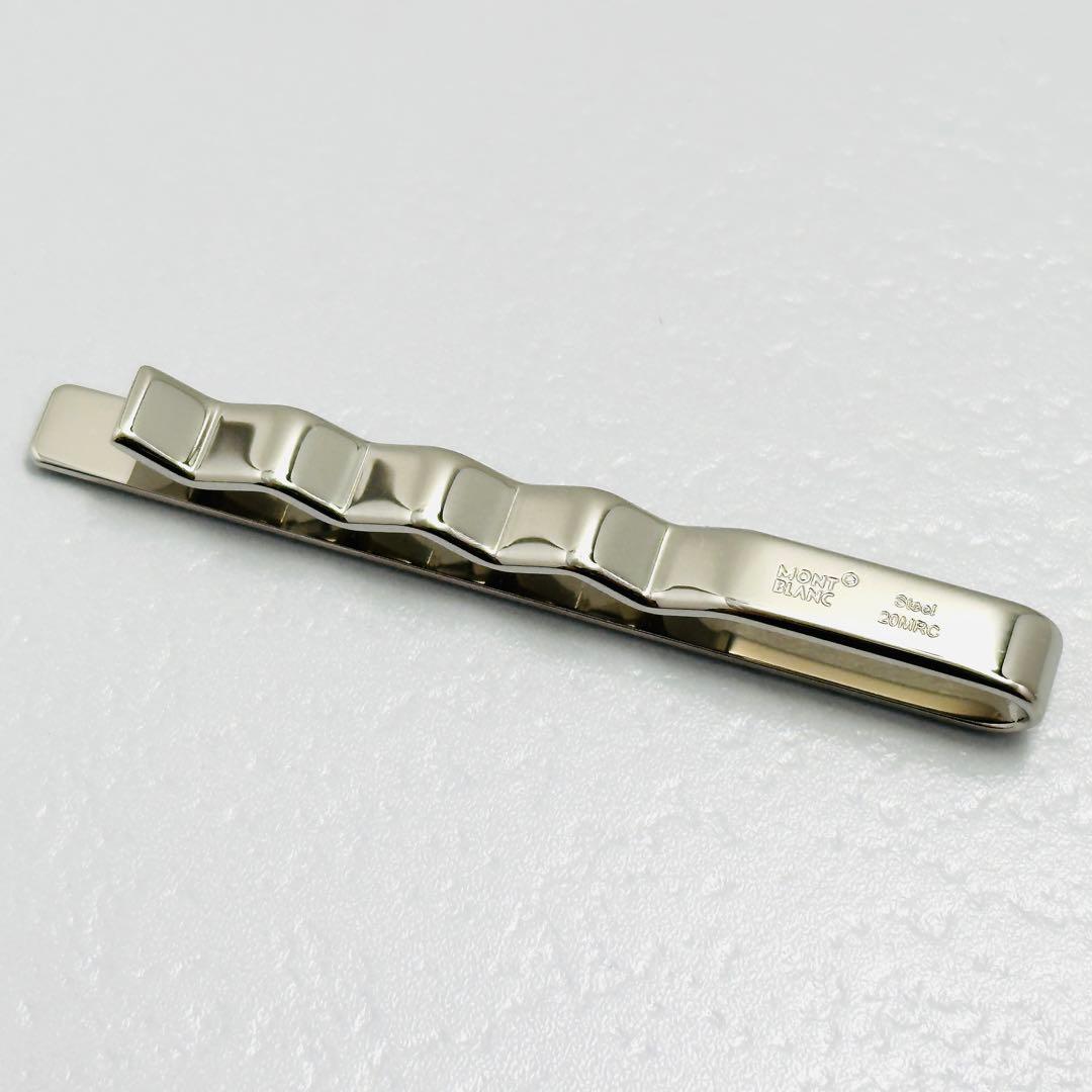 MONTBLANK　モンブラン　ロゴ　モノグラム　シルバー　ネクタイピン