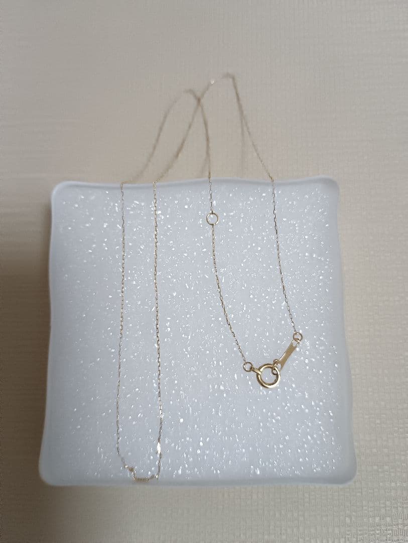 K18　ネックレス　YG　イエローゴールド　アズキチェーン　新品未使用