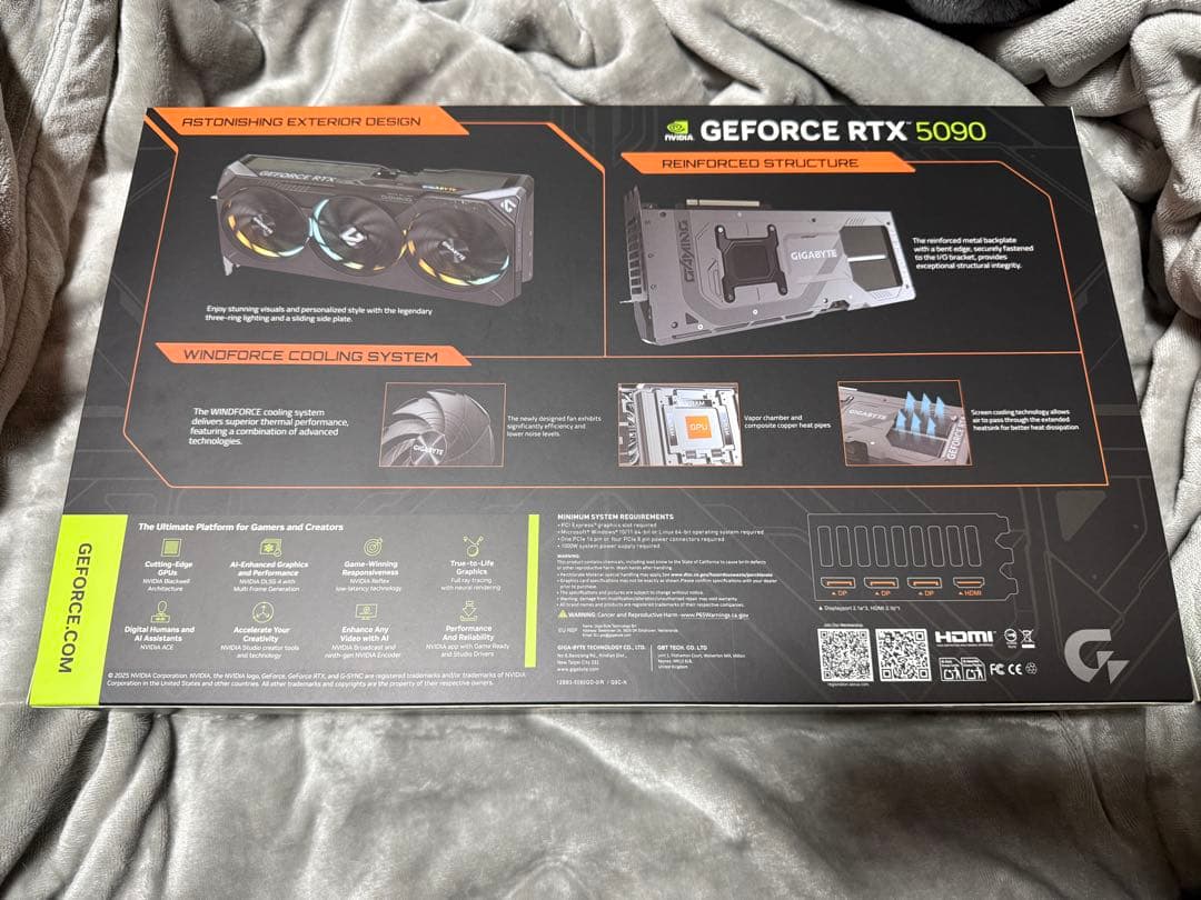 美品 RTX5090 GIGABYTE GAMING OC 32GB