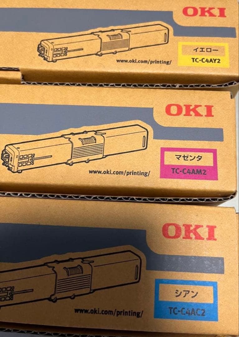 OKI MC363dnw トナーカートリッジ 3色セット