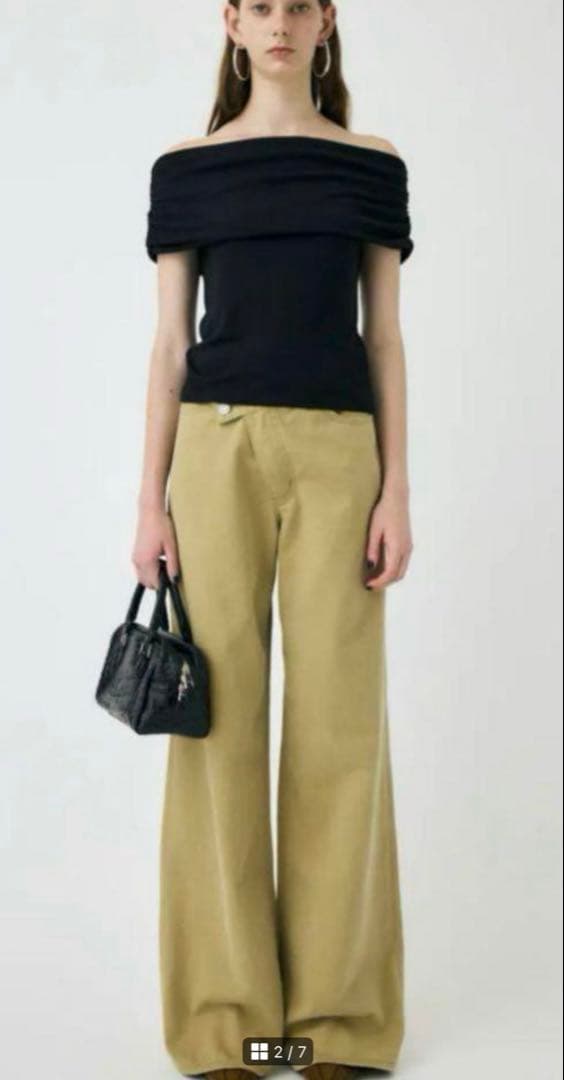 moussy CROSS CHINO WIDE STRAIGHT サイズ1