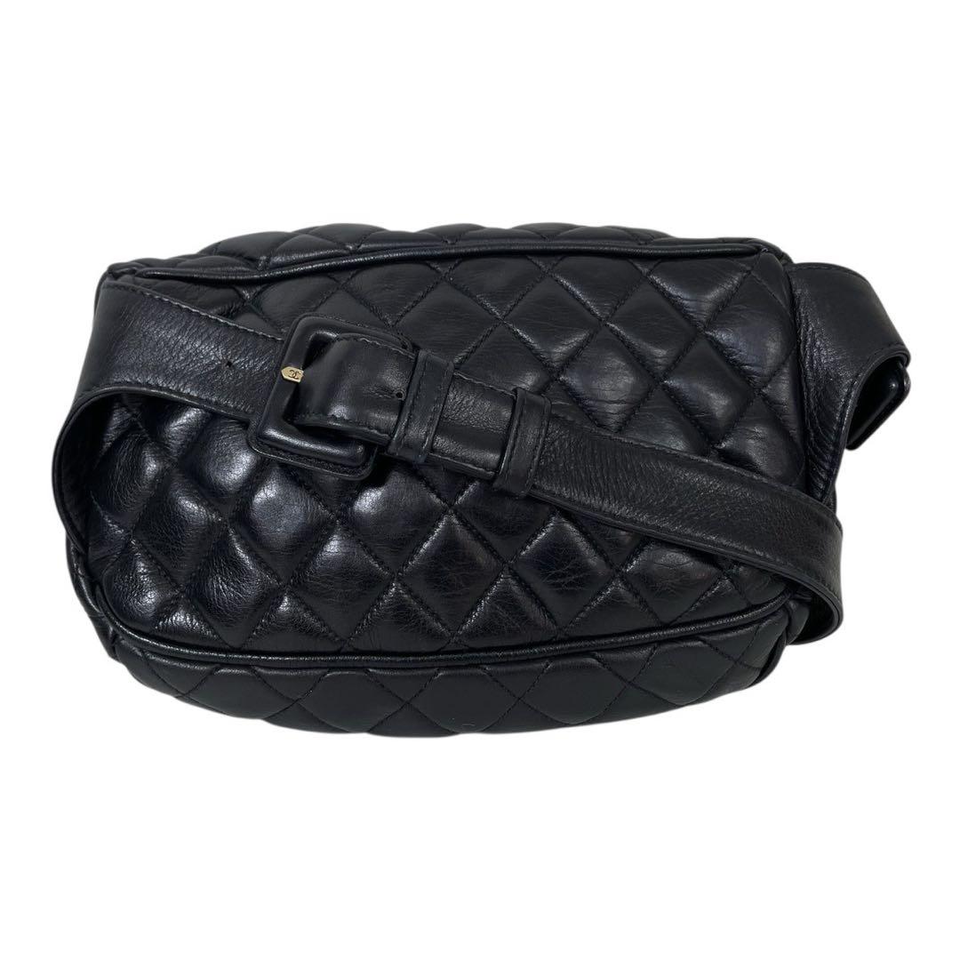 超希少　シャネル　マトラッセ　ラムスキン　ボディバッグ　ココチャーム　5001