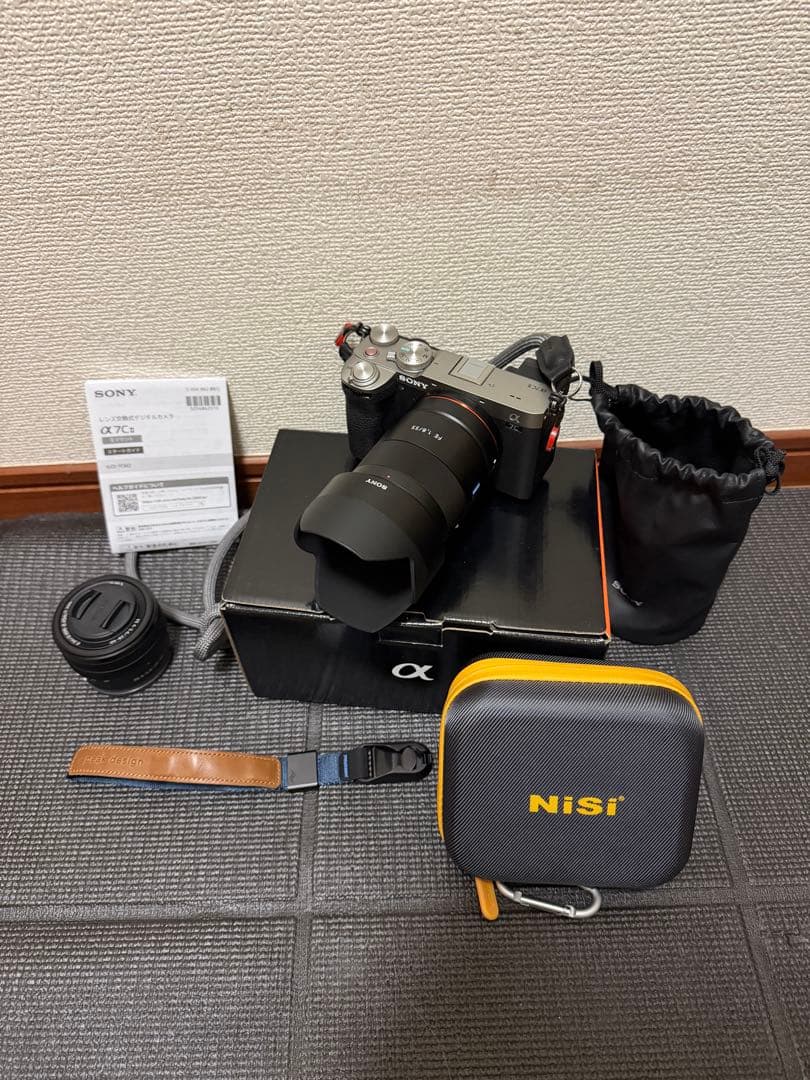 α7cIIレンズキット+zeissFE55mm+nisivndミストキット他