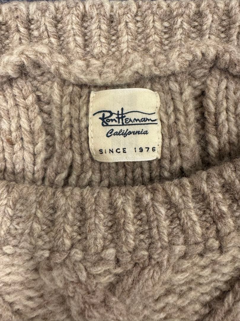 ケーブルニットセーター 100%ウール　ロンハーマンRon Herman