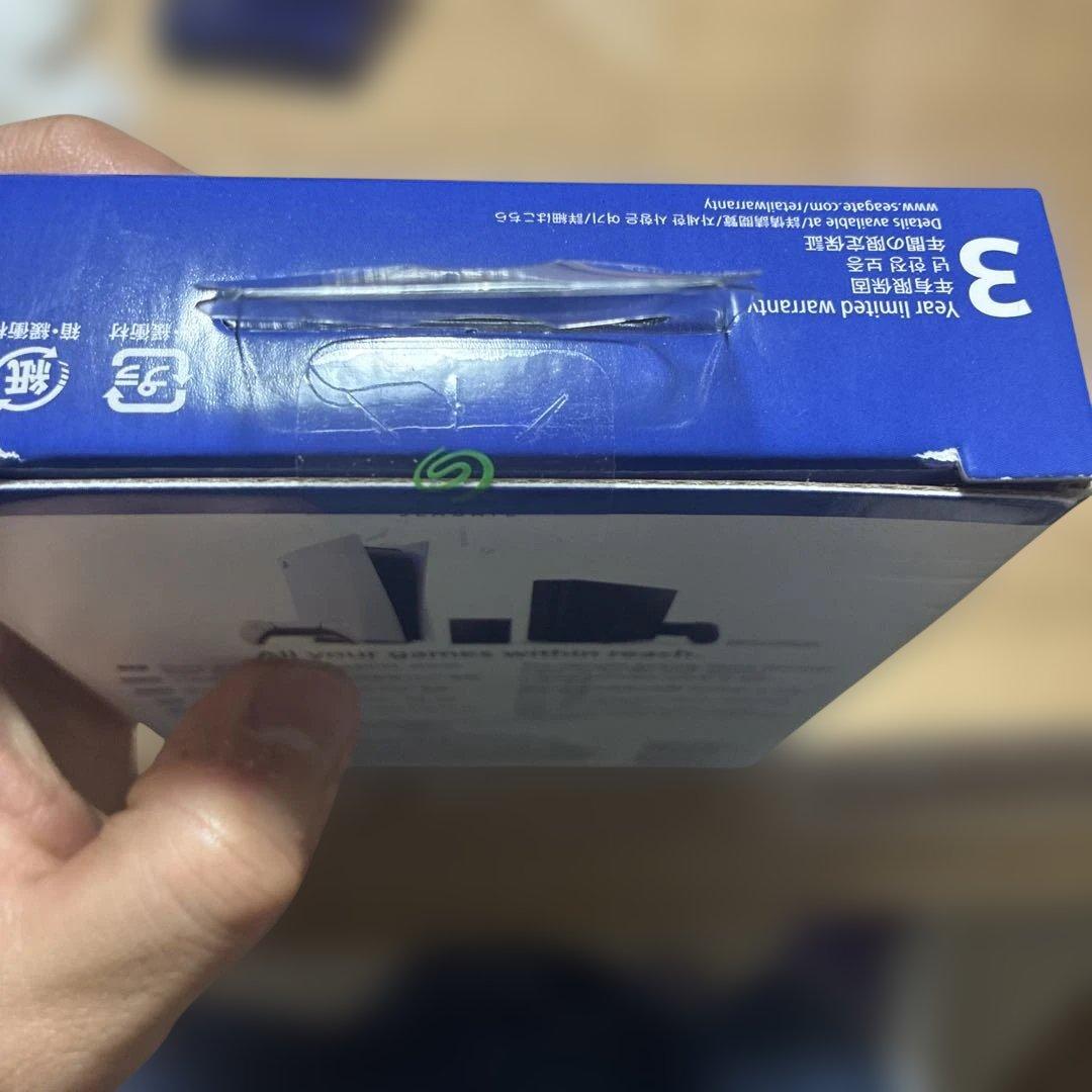 外付けハードディスク・ドライブ Seagate 2TB Game Drive PS4.PS5