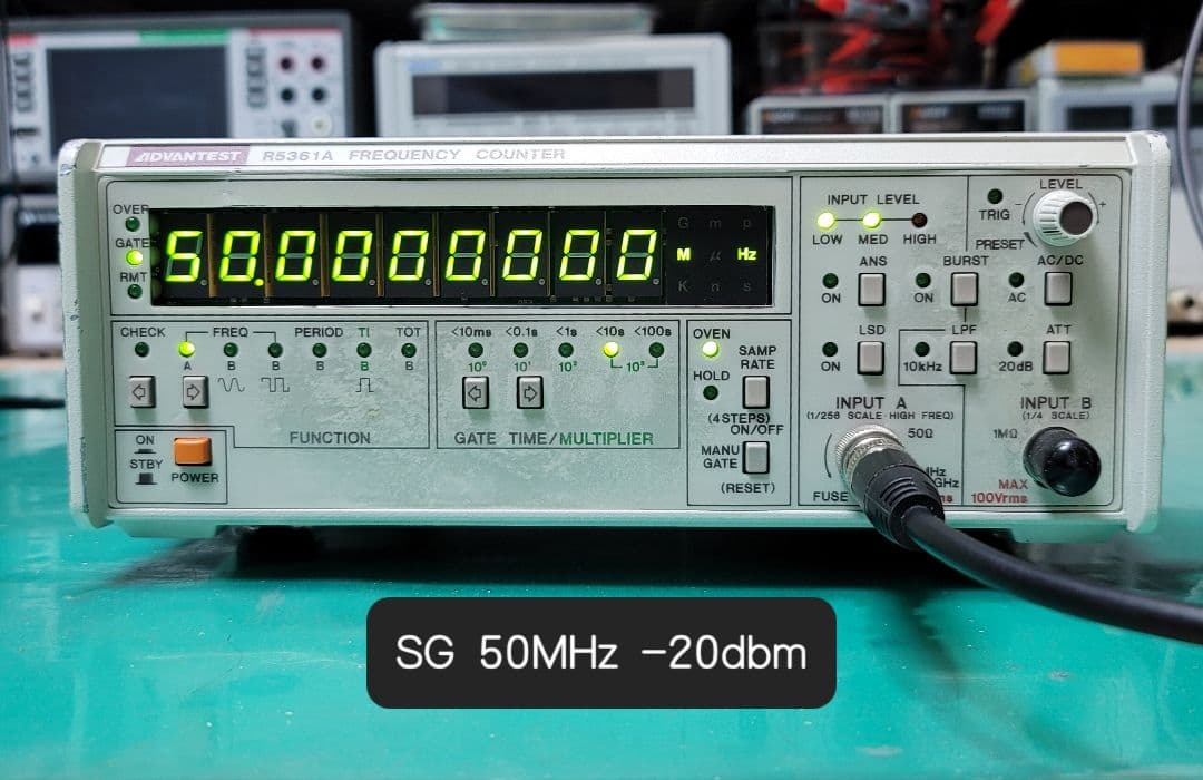 ADVANTEST R5361A 0.2mHz-1000MHz 周波数カウンター