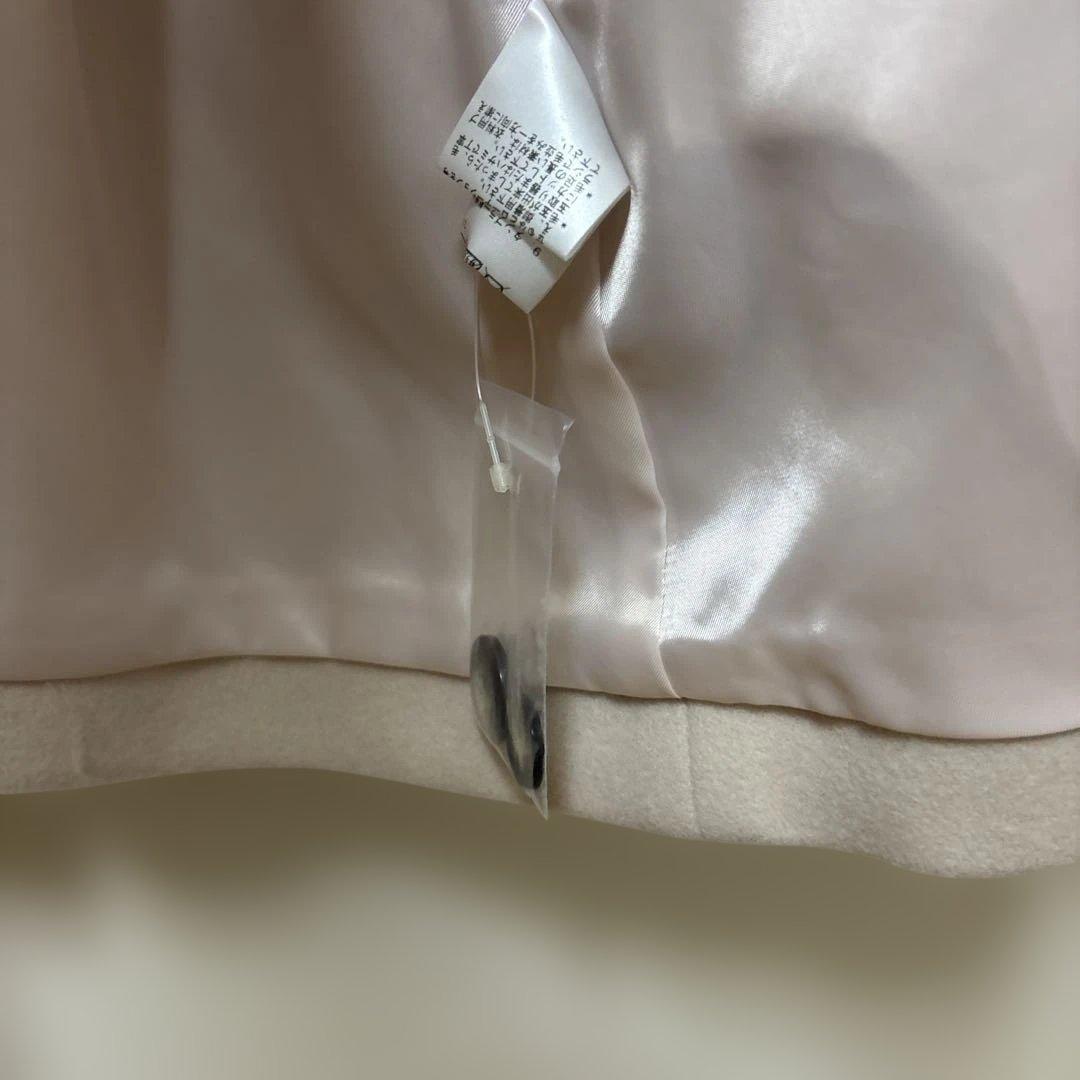 フード付き淡いピンクピーコート サイズ40