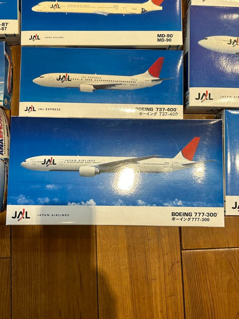 ハセガワ　国内線　旅客機　プラモデル　１１機　未組立