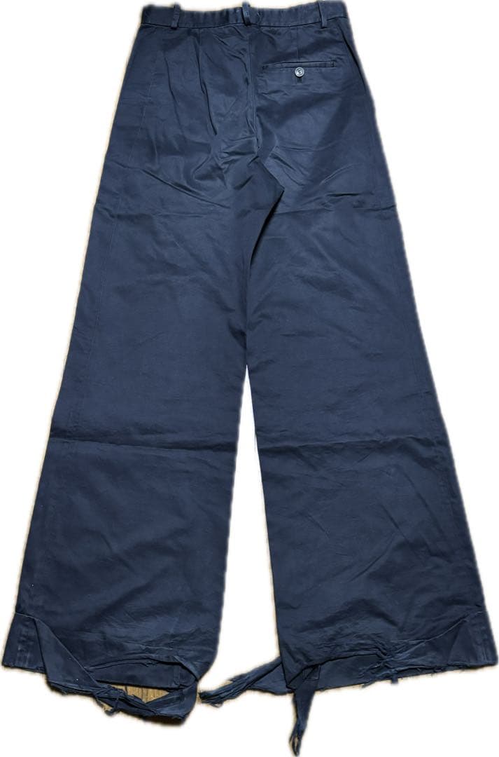 maison margiela ワイドレッグ バギーフレア スラックス